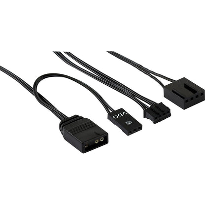Kit 3 Coolers Fan para Gabinete Eclipse 12 Pro ARGB C/ Controladora e Controle Remoto Aerocool