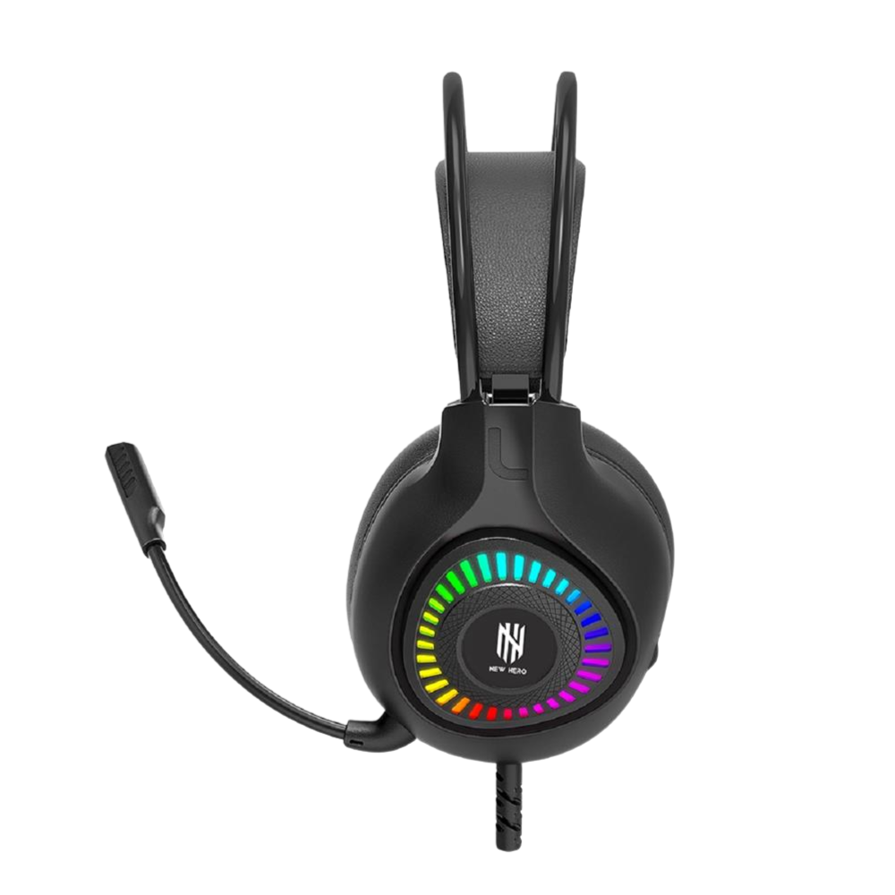 Headset Gamer C/ Fio New Hero Striker Conector P2 C/ Drivers de 50mm Preto - 18727
