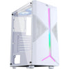 Gabinete Gamer Fortrek Mid Tower Holt Rgb Com lateral em Acrilico Branco - 80524