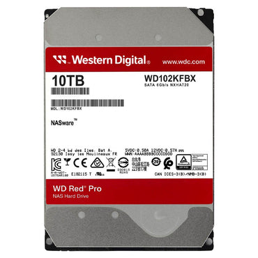 Hd Para Servidor Nas 10tb Western Digital WD Red Pro 3.5 Sata III 6gb/S 256mb - WD102KFBX