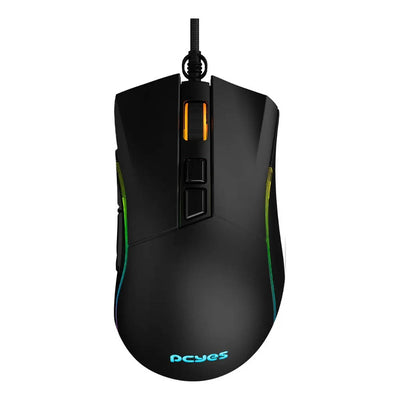 Mouse Gamer PCYes Valus 8 Botoes 12400Dpi RGB Preto - PMGVLBV