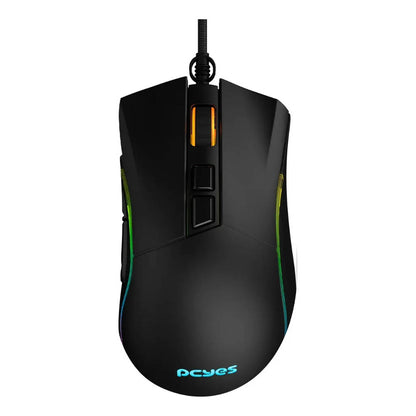 Mouse Gamer PCYes Valus 8 Botoes 12400Dpi RGB Preto - PMGVLBV