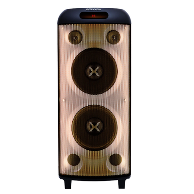 Caixa De Som Bluetooth Polyvox Torre Amplificada 2000W Full Led TWS - XT-990T