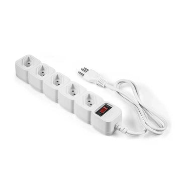 Filtro De Linha 5 Tomadas Intelbras Bivolt Chave 3,0 Mts Epe 205+ Branco - 4824202