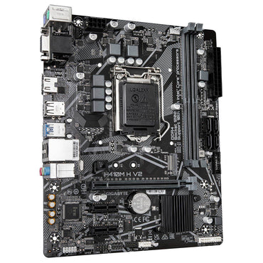Placa Mae Gigabyte H410M H V2 Ultra Durable Lga 1200 Ddr4 2933mhz Hdmi M.2 Usb 3.2 (9a e 10a Geração)