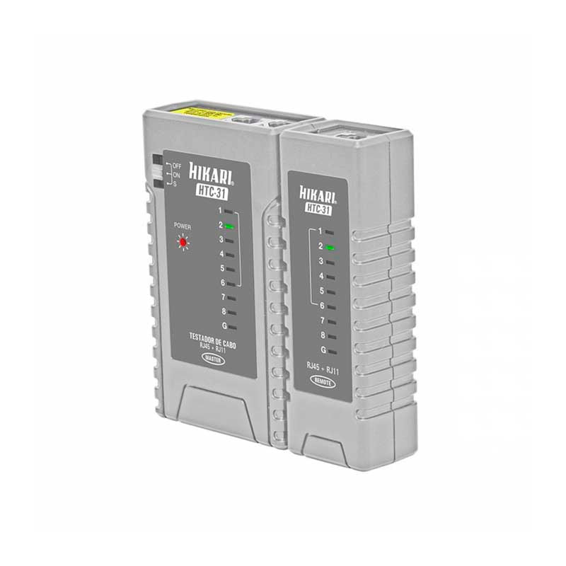 Testador De Cabos Rj45/Rj11 Hikari - HTC-31