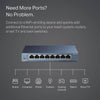 Switch 08 Portas Gigabit 10/100/1000 Mbps Tp-Link - Tl-SG108