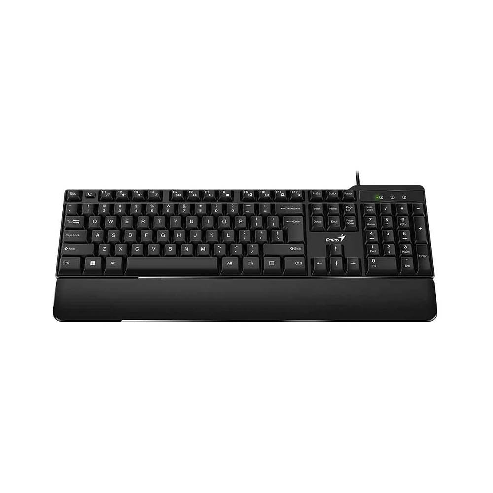Teclado Usb Genius Kb-100XP C/ Apoio de Pulso Abnt 2 - 31310050411