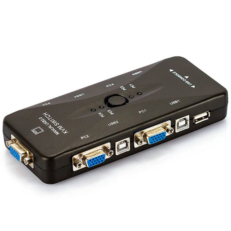Switch Kvm Vga 4 Portas Newer - 2.0 Kvm Switch
