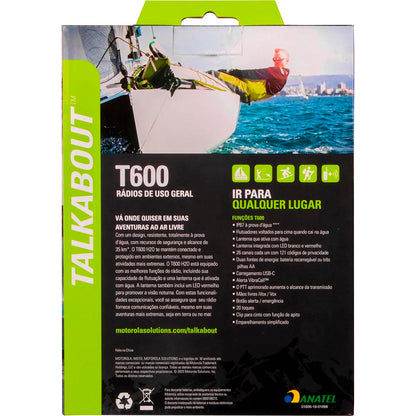 Radio De Comunicacao Walkie Talkie Motorola Talkabout T600br 35 Km Verde