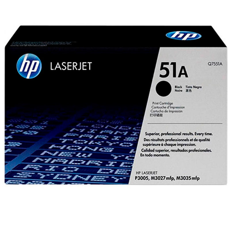 Toner Hp Q7551a - 51a Black