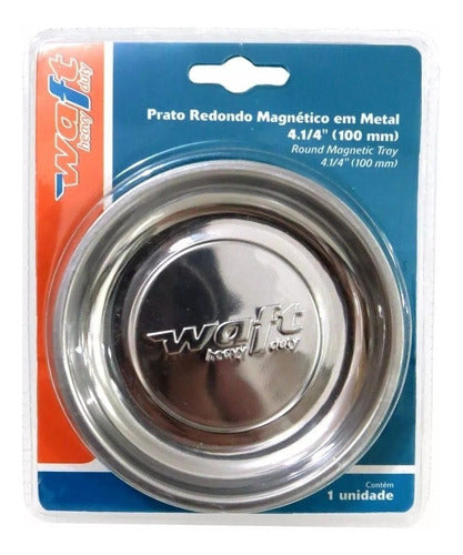 Prato Redondo Magnetico em Metal 4-1/4' Waft - 80653 Truedata