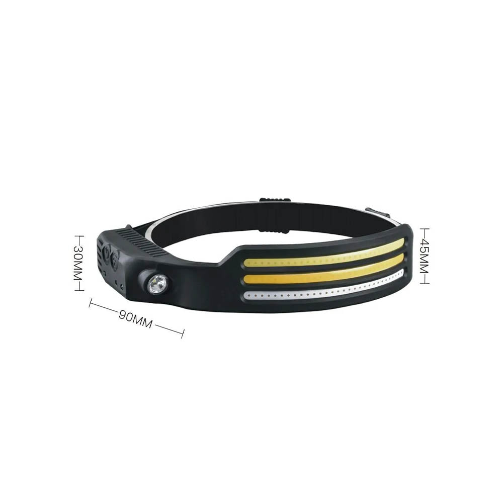 Lanterna de Cabeça Head Light com COB Indução 500lm Recarregável 2000Mah Bomvink - BOM-4008