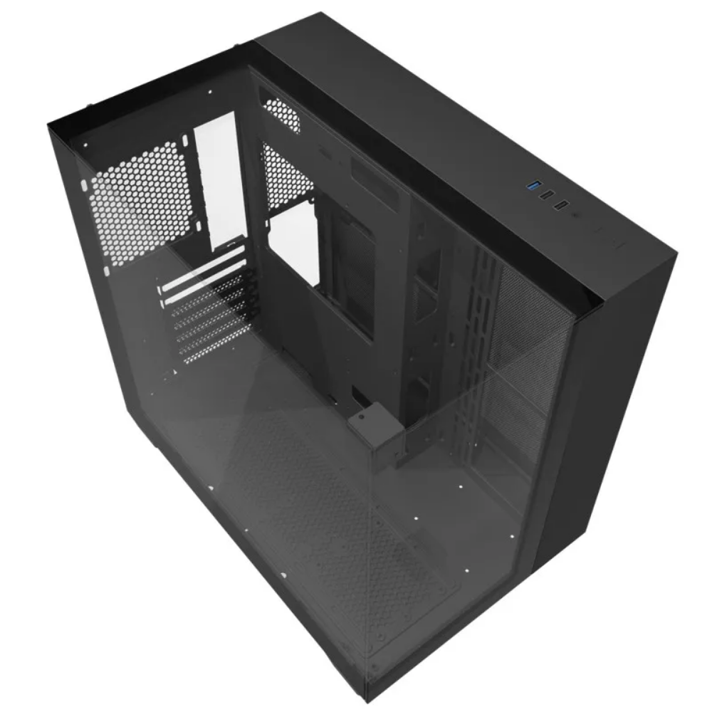 Gabinete Gamer Darkflash Atx TH285 Preto Com Lateral, Topo e Frente em Vidro Temperado ARGB - TH285 ARGB Black