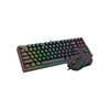 Kit Teclado e Mouse Gamer USB T-Dagger RGB Preto - T-TGS007