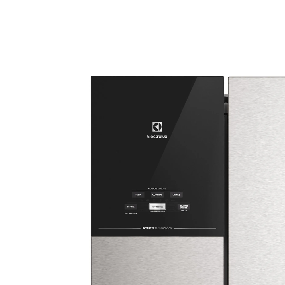 Geladeira Electrolux Frost Free Inverter 480Lts Efficient Autosense 3 Portas 127v Cinza -  IM7S