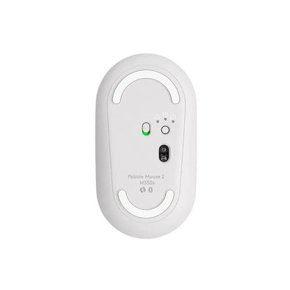 Mouse Sem Fio Logitech M350s Silent Bluetooth Branco - 910-007047 Truedata