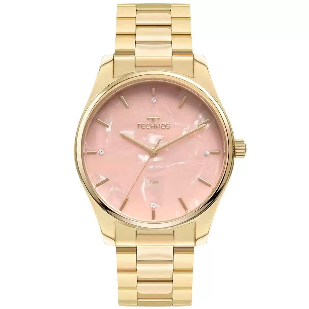 Relógio de Pulso Technos Trend em Aço Dourado - 2035MVO/1J