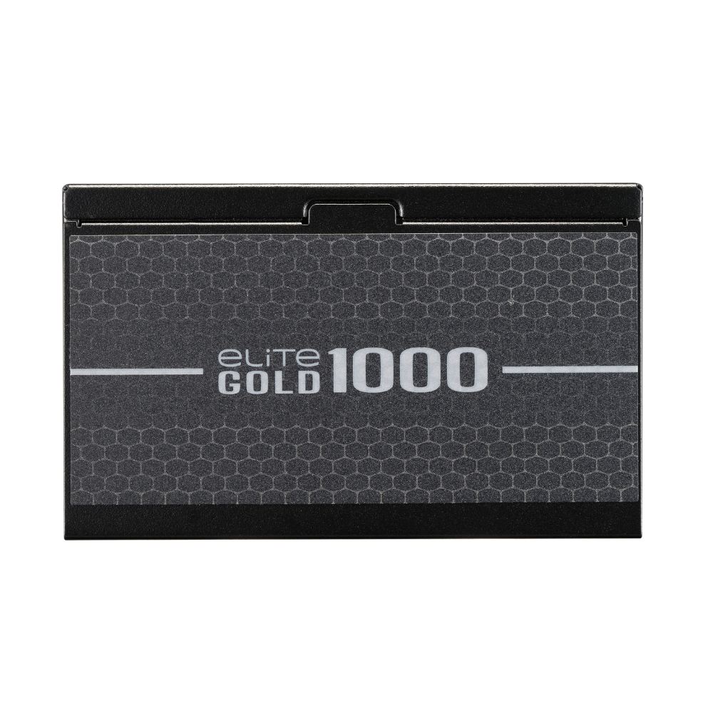 Fonte Real Full Modular 1000w Cooler Master Elite Gold 80 Plus  PFC Ativo - MPW-A001-AFAG-BWO