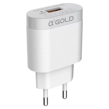 Carregador De Parede aGold Pro Usb Lightning (Iphone) Turbo 30W 6.1A - CA39-2 / IOS