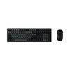 Kit Teclado e Mouse Akko MX108 Preto / Ciano