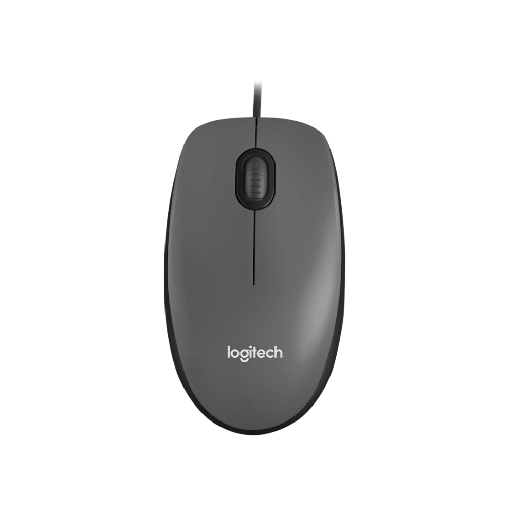 Mouse Logitech C/ Fio M90 Cinza - 910-004053