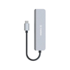 Hub Adaptador USB-C Fortrek Com 5 Portas 3x USB-A 1x HDMI 1x USB-C Preto - 85971