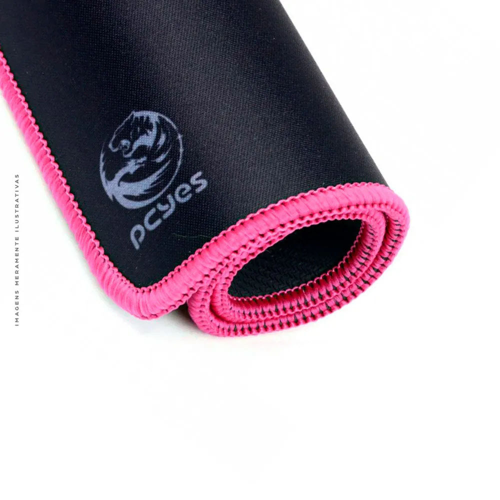 Mousepad Gamer PCYes Pink Medium Estilo Speed Rosa 500X400MM - PMC50X40P