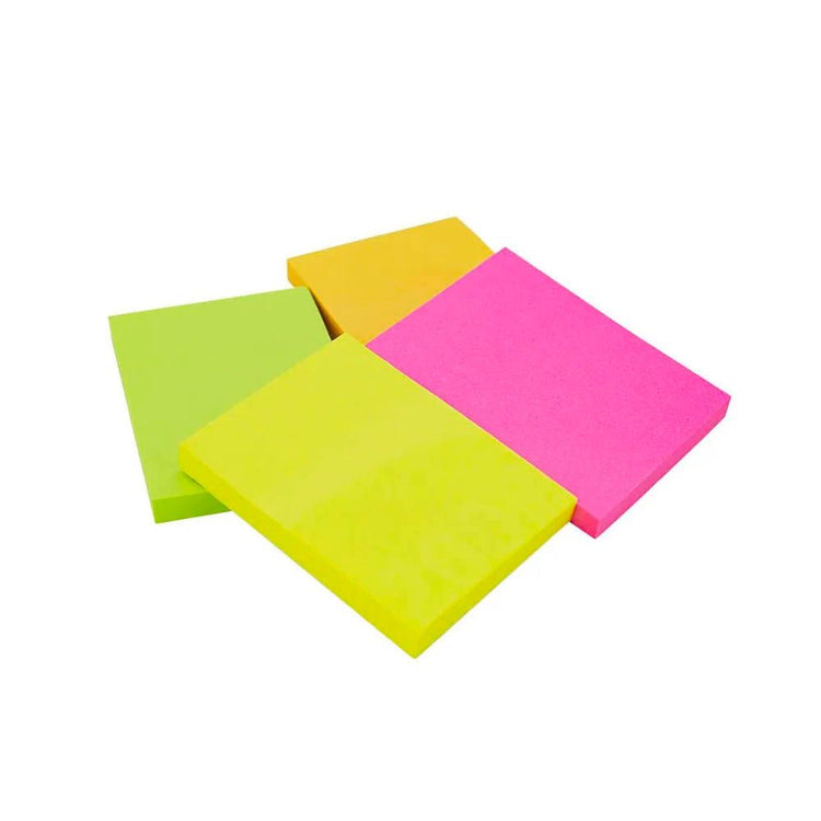 Bloco Adesivo com 4 Cores Neon 4x50 Folhas Keep - EI012 - Truedata