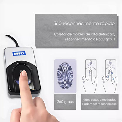 Leitor Biométrico Impressão Digital HID Key Persona U4500