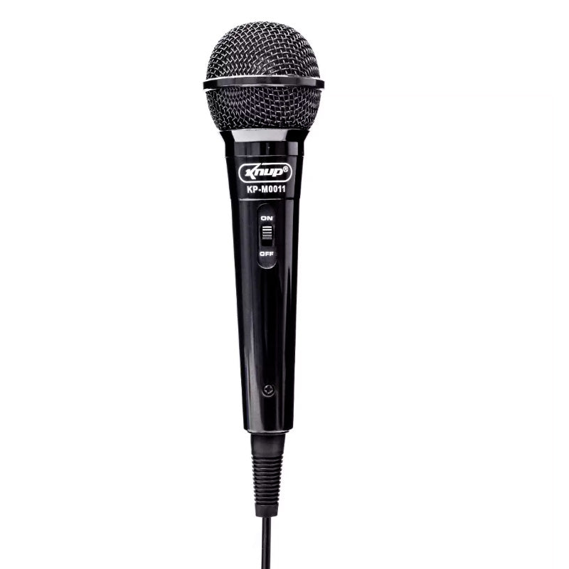 Microfone Com Fio Alta Definicao Knup Kp-M0011 Truedata
