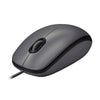 Mouse Usb Logitech M100 Cinza 910-001601