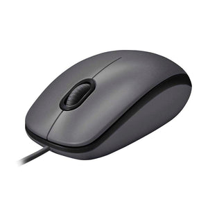 Mouse Usb Logitech M100 Cinza 910-001601