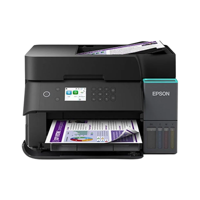 Impressora Multifuncional Epson L6370 Ecotank Jato de Tinta Wireless ADF Duplex  Preto - C11CL43302BR