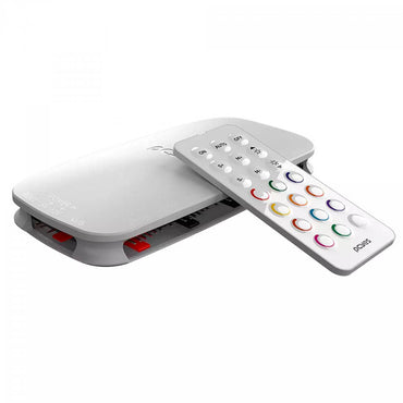 Controlador de Fans PCYes Light Core C/ Controle Remoto 9 Portas PWM + ARGB Branco - PELC9PGBR