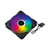 Cooler Fan Para Gabinete Vinik V.Ring 5.0 Full Blade Led Color Preto 120mm - VRINGFBFX5