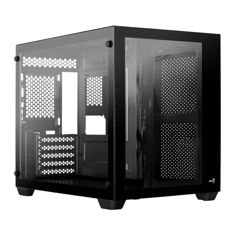 Gabinete Gamer Aerocool Dryft Micro Atx Com frente e lateral em Vidro Temperado - 82840 Truedata