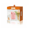 Fone De Ouvido Bluetooth C/ Estojo de Carregamento aGold BT 5.0 Rosa - FN-12