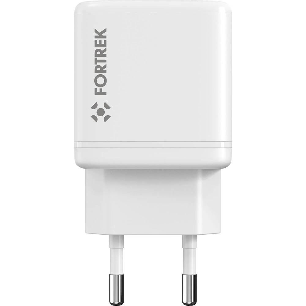 Carregador De Parede Dual Usb e Usb-C Fortrek FK 110B - 82661