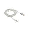 Cabo Usb-A Macho P/ Lightning Macho 1,5mt Intelbras em Nylon Branco 15NB - 4830061