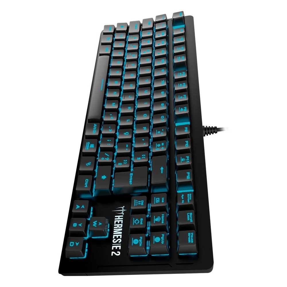 Teclado Gamer Mecanico Gamdias Led Azul Preto - HERMES E2 BLUE (BR/RED)