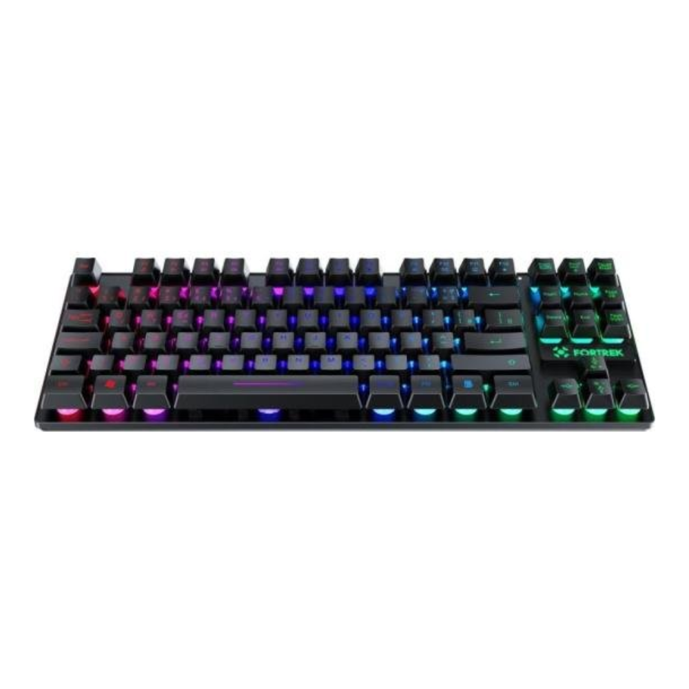 Teclado Gamer Multimidia Fortrek Fearless 80 TKL Preto  - 82998