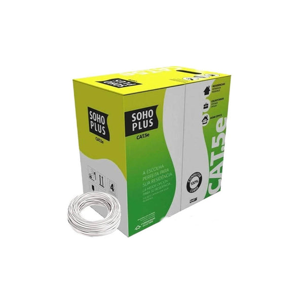 Cabo De Rede Cat5e Furukawa Sohoplus Branco - venda em metro