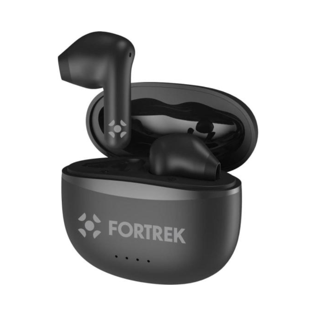 Fone De Ouvido Bluetooth Fortrek TWS Intra Auricular HWS2 6.0 Preto - 86944
