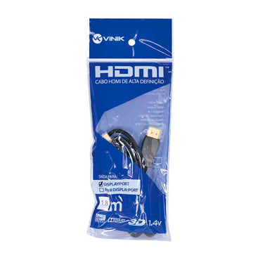 Cabo Displayport Macho P/ HDMI Macho 1.8m