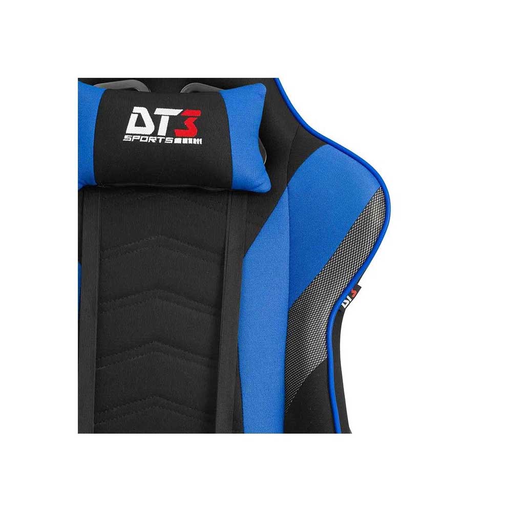 Cadeira Gamer DT3 Sports Elise Fabric com Encosto Reclinável Preta/Azul - 12193-6
