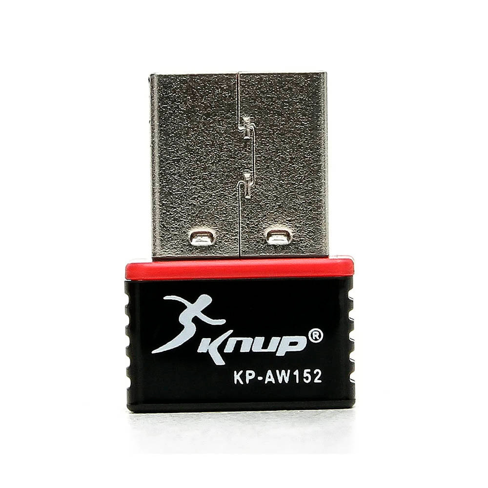 Adaptador Usb Wi-Fi Wireless Knup Kp-Aw155 Nano 150mbps 2.4G