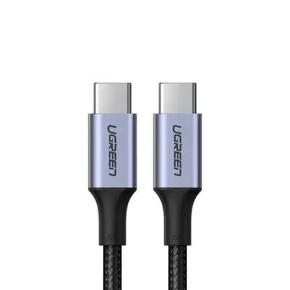Cabo de Dados Usb Tipo C UGreen 100W 5A 2Mts Preto - US316