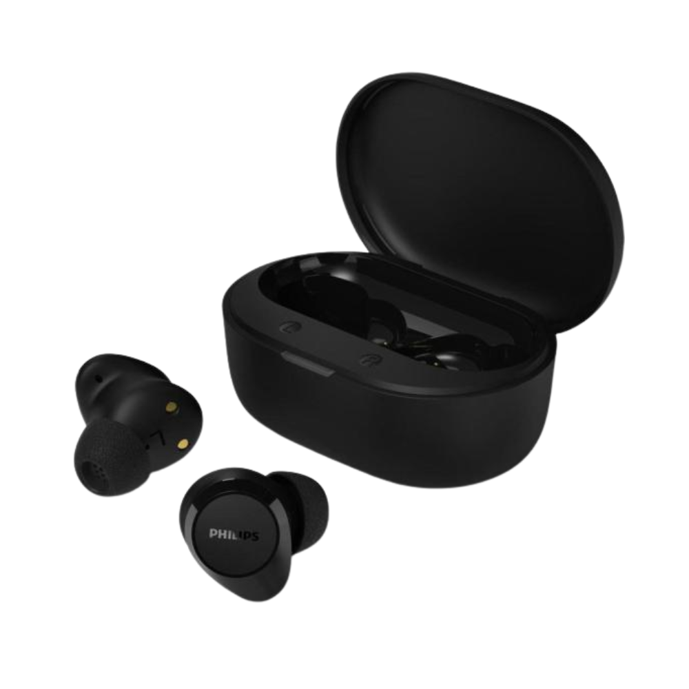 Fone De Ouvido Bluetooth Philips TWS C/ Microfone Preto - TAT1300