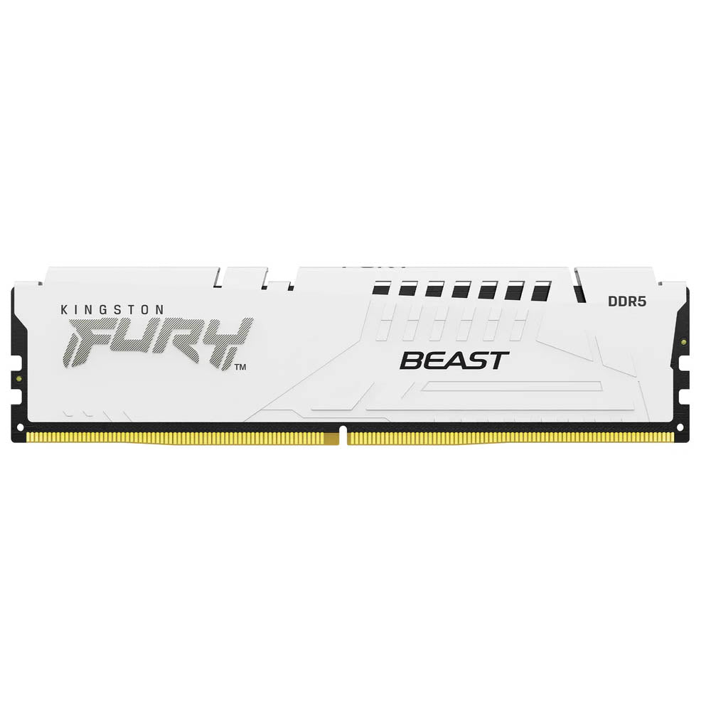 Memoria para Desktop DDR5 Gamer 16gb 6800Mhz Kingston Fury Beast White - KF568C34BW-16 Truedata